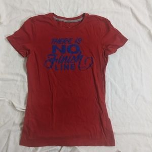 Nike slim fit red t shirt size medium